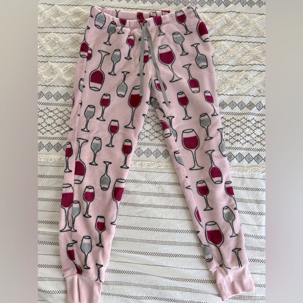 Wine glasses PJ pants